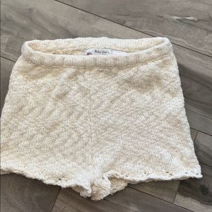 Zara knit shorts